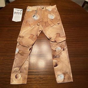 Brand NWT Rare Pharrell x G Star Raw Mars Print Pants
